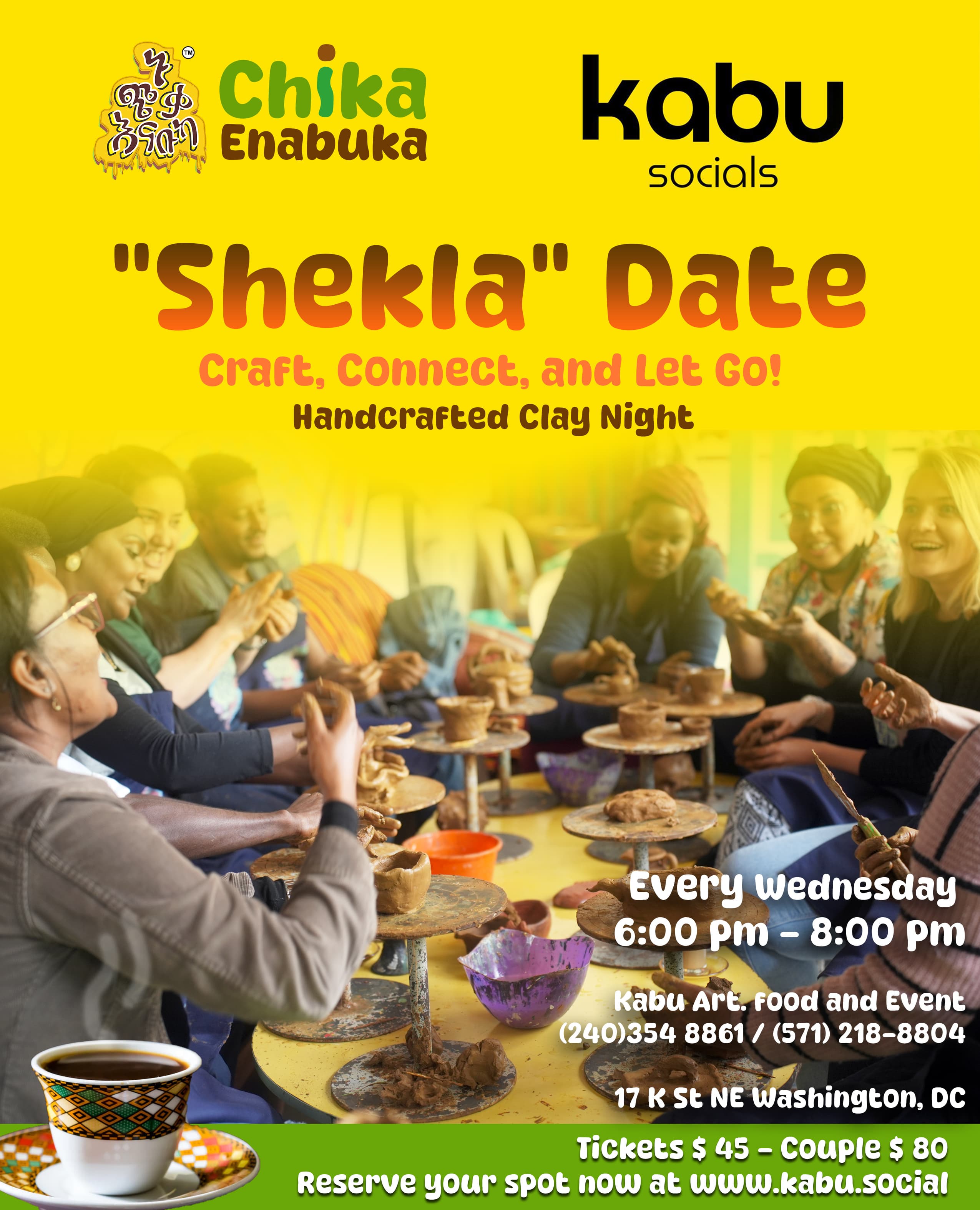 “Shekla” Date – Handcrafted Clay Night